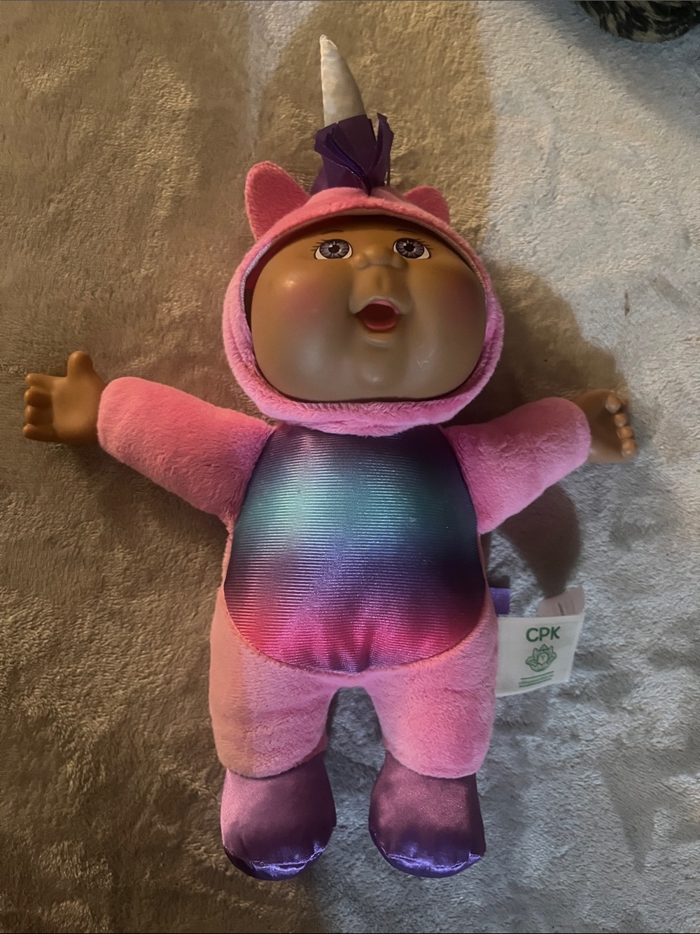 Cabbage Patch Kids Cuties Unicorn 10" Doll 2021 Jazwares Jz-63c Pink